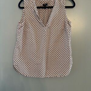Gap Geometric Sleeveless Blouse